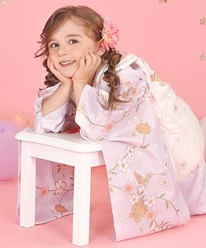 キョウエツ　七五三　3歳　着物　フルセット 水色　箱付き　ピンク KYOETSU 【豪華安心9点フルセット】七五三 着物 3歳 女の子 被布